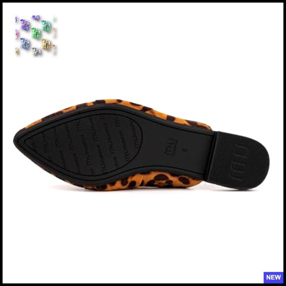 Pointed Toe Mules with Bow Knot Cloud Cushion Memory Foam Slip On Loafers - Picture 5 of 7